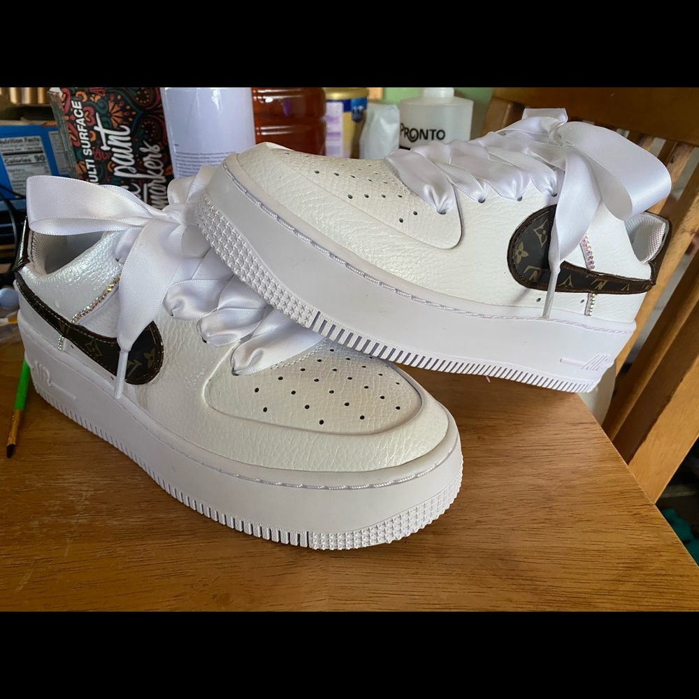 Custom Air Force Ones Sage Low